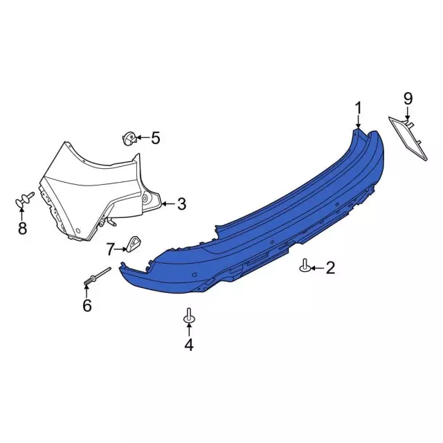 LJ6Z-7827840-A - Lower Section 2020-2025 Ford Escape | Ford