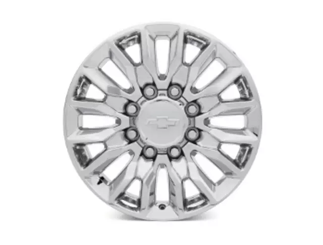 84428943 - Wheels: 20 Wheels, Multi-Spoke Chrome for Chevrolet: Silverado 2500 HD, Silverado 3500 HD | GMC: Sierra 2500 HD, Sierra 3500 HD Image