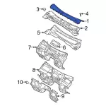 M2DZ21022A68A - Body: Cowl Grille for Ford: Bronco Image