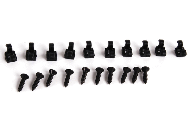 71612V - Exterior: Grille Mount Clips: Bag Of 10 Clips And 10 for Audi: A3, A3 Quattro, A3 Sportback e-tron, A6 Quattro, A7 Quattro, S6, S7, TT Quattro, TTS Quattro Image