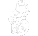 6466580180 - : Power Steering Pump for Mercedes-Benz Image