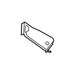 KV6Z61102A34A - Body: End Plate for Ford: Transit Connect Image