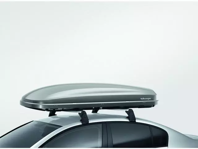 NPN071050 - Hauling: Base Racks And Cargo Box Attachment for Volkswagen: CC Image