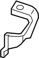 144875CA1D - Cooling System: Front Bracket for Infiniti Image