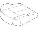 DA5Z5462900AB - Body: Cushion Cover for Lincoln: MKS Image
