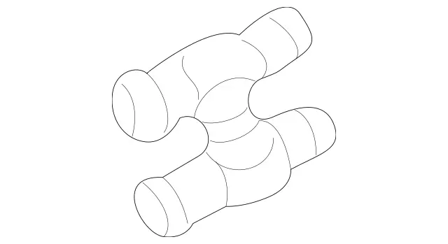 2305010013 - Cooling System: Coolant Hose T-Connector for Mercedes-Benz Image