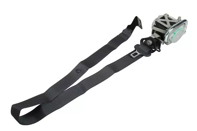 19209766 - : Tuxedo Blue Passenger Seat Belt with Retractor and Pre-Tensioner for Cadillac: DTS Image