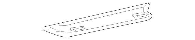 21169503597D43 - Body: Escutcheon for Mercedes-Benz Image