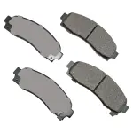 ACT913 - : Akebono ProACT Ultra Premium Ceramic Disc Brake Pad Kit for AKEBONO Image