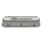 302146 - : Slant Edge Valve Covers, Bare With Ford Racing Logo-Ready For Finishing for Ford Performance Parts Image