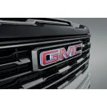 85018665 - Exterior: Exterior Emblem. Front Illuminated GMC, Red for GM Image