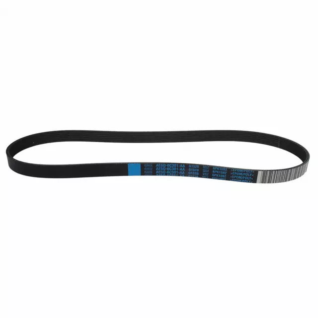 AE5Z8620A - Cooling System: Serpentine Belt for Ford: Escape, Fusion | Lincoln: MKZ | Mercury: Mariner, Milan Image