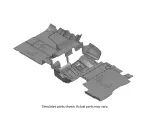 60004915 - : Driver Side Floor Panel Front Insulator for GM Image