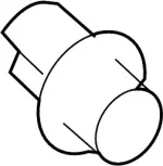 2654010Y01 - Electrical: Backup Lamp for INFINITI: J30 Image