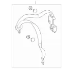 20486032858P19 - Electrical: Center Belt Assembly for Mercedes-Benz Image