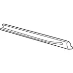 KK3Z6110176AB - : Front Rocker Molding for Ford: E-Transit, Transit-150, Transit-250, Transit-350, Transit-350 HD Image