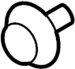 155307341 - : Grille Clip for INFINITI: Q45 Image