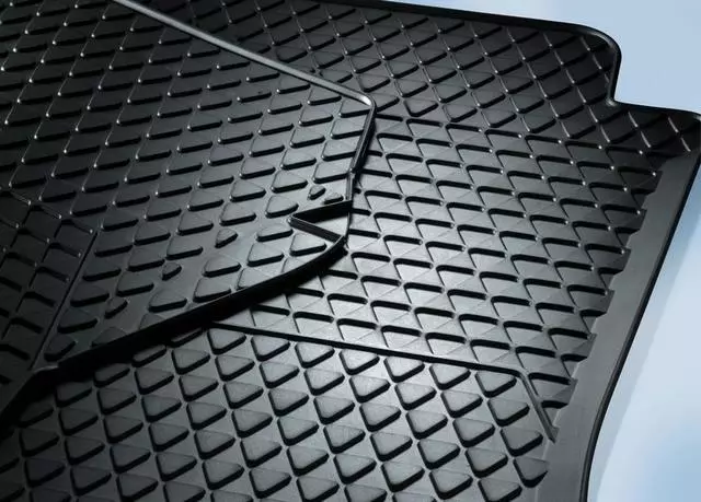 1K1061501041 - Interior: Rubber Floor Mats Euro, Front - Black for Volkswagen: GTI Image