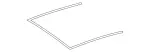 177782010064 - Sliding Roof: Seal, Sliding Sunroof for Mercedes-Benz Image