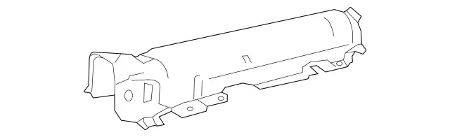 2466824000 - Exhaust System: Shielding for Mercedes-Benz: CLA250, GLA250 Image image