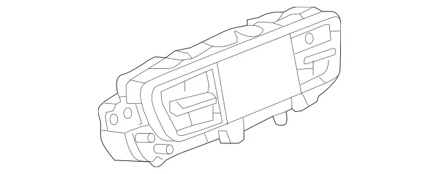 2389050302 - Heating and Ventilation: Switch Block for Mercedes-Benz: AMG GT 43, AMG GT 53, AMG GT 63, AMG GT 63 S, AMG GT 63 S E Performance, CLS450, CLS53 AMG, E400, E450, E53 AMG Image image
