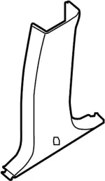 7691540U00 - Body: Center Pillar Trim for Infiniti Image
