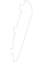 25168303287H85 - Body: Rear Cover for Mercedes-Benz Image