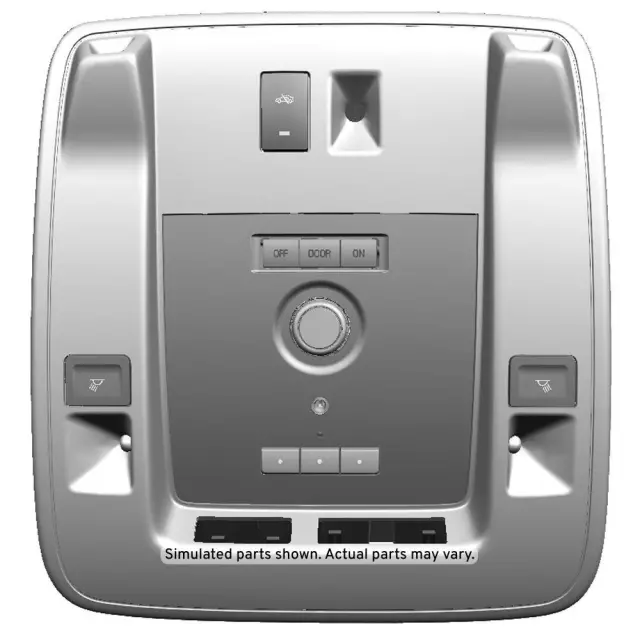 84215139 - Body: Roof Console for Cadillac: Escalade ESV | Chevrolet: Suburban | GMC: Yukon XL Image