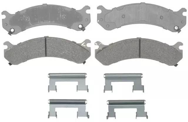 19286094 - : Semi-Metallic Front Disc Brake Pad Set With Hardware for GM Image