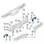 ML3Z17787C - Body: Mount Bracket for Ford: F-150 Image
