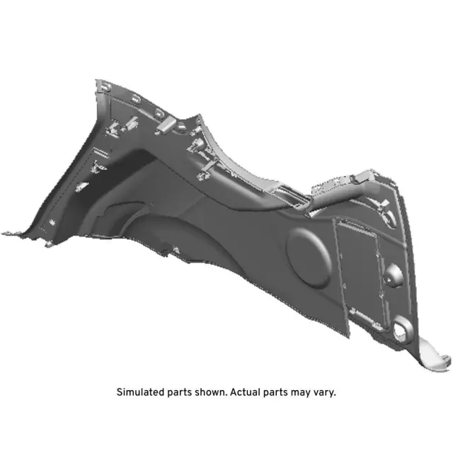 84779208 - Body: Lower Quarter Trim for GM Image