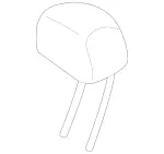29097004009E38 - Body: Headrest for Mercedes-Benz Image