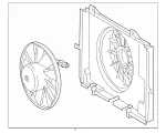 15003593 - : Fan Assembly for Mercedes-Benz Image