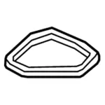 8L8Z19B762A - HVAC: Inlet Duct Seal for Ford Image
