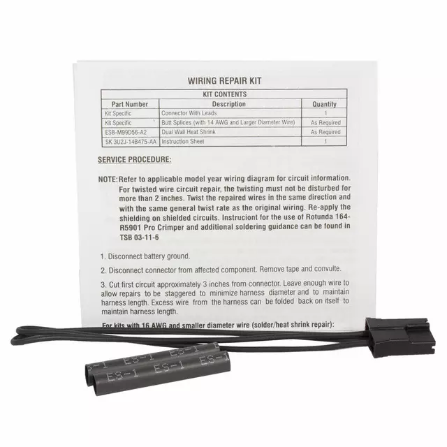 3U2Z14S411EPAB - : Wire Assembly for Ford Image