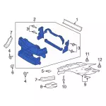 KR3Z8310B - : Air Deflector for Ford: Mustang Image