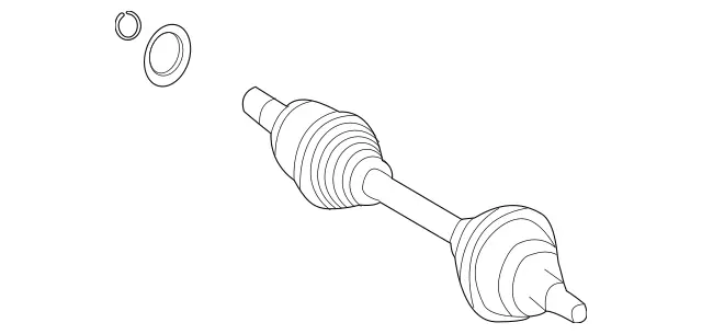 213330820564 - : Cv Axle Assembly for Mercedes-Benz Image