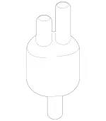 8600862 - Body: Check Valve for Mercedes-Benz Image