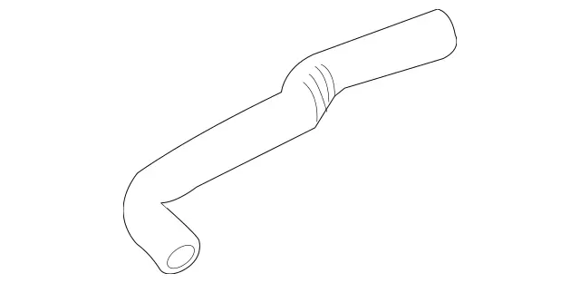 2731420283 - Chassis Sheet Metal/Air Intake: Molded Hose for Mercedes-Benz: CL550, CLK550, CLS550, E550, GL550, SL550 Image image