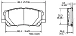 13050804 - : Disc Brake Pad Set for OmniParts Image