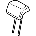 CJ5Z78611A08BA - Body: Headrest, Center for Ford: C-Max, Escape Image