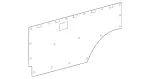 90769276019H56 - Body: Wheelhouse Trim for Mercedes-Benz Image