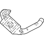 F2GZ5E213F - Exhaust: Catalytic Converter for Ford: Edge, Fusion | Lincoln: Continental, MKX, Nautilus Image