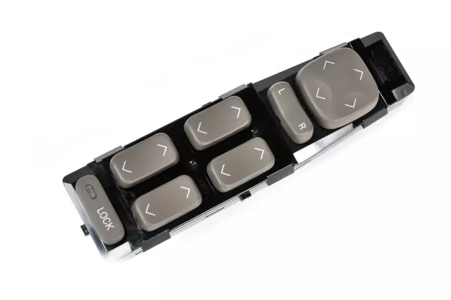 Medium Dark Wheat Driver Side Window Switch - GM (25743667)