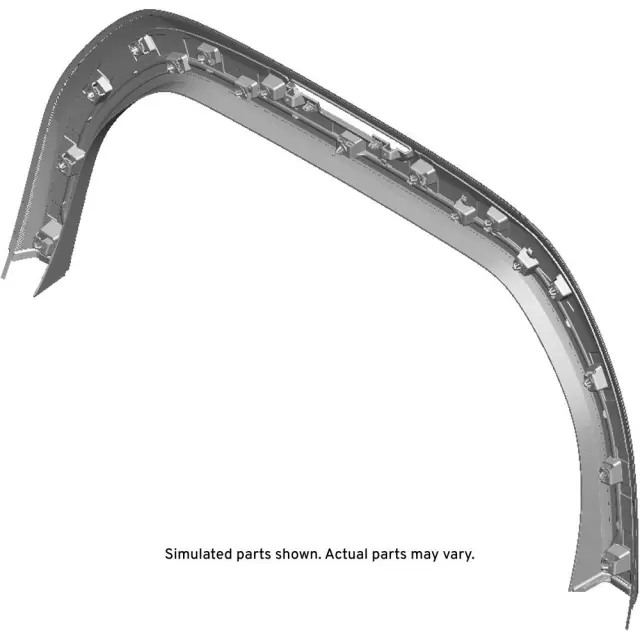 84975140 - Body: Wheel Opening Molding for GMC: Sierra 3500 HD Image