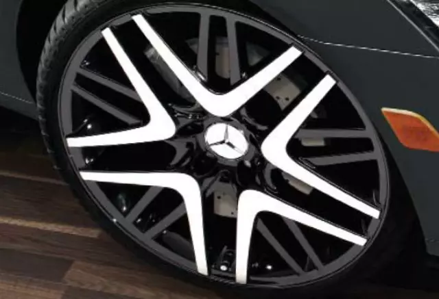 66474530 - : 20in 2-Tone Multi-Spoke Wheel (Black for Mercedes-Benz Image