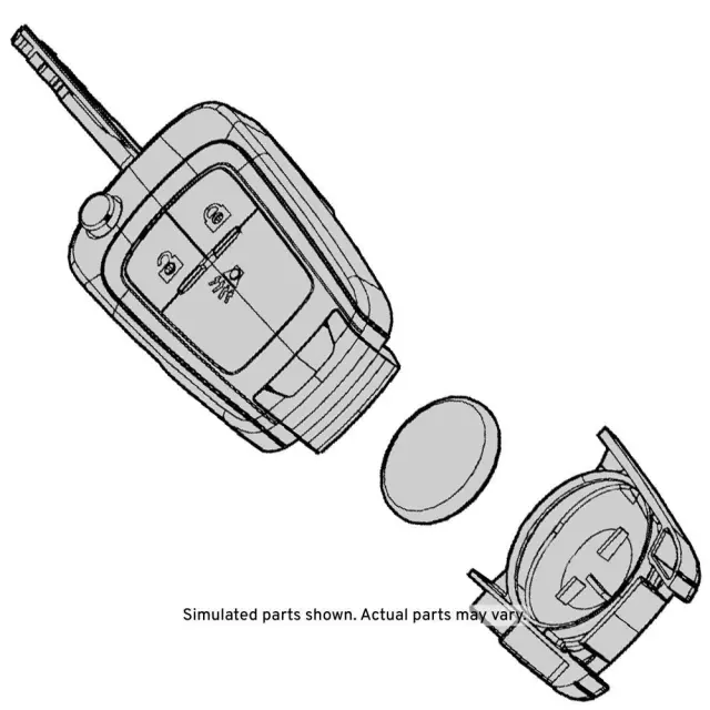 95233522 - : Keyless Entry Transmitter for Chevrolet: Spark Image
