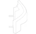 2188800203 - Attachment Parts: Basic Carrier, Bumper for Mercedes-Benz: CLS400, CLS550, CLS63 AMG, CLS63 AMG S Image