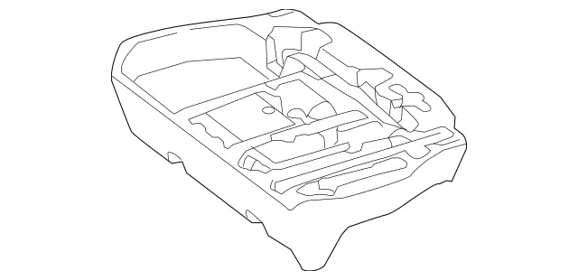 1668991821 - Trim and Lining: Stowage Tray for Mercedes-Benz: GL350, GL450, GL550, GL63 AMG, GLS350d, GLS450, GLS550, GLS63 AMG Image image