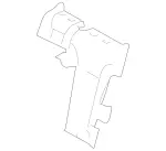 1649202516 - Rear Seat Bench: Padding for Mercedes-Benz: GL320, GL550 Image